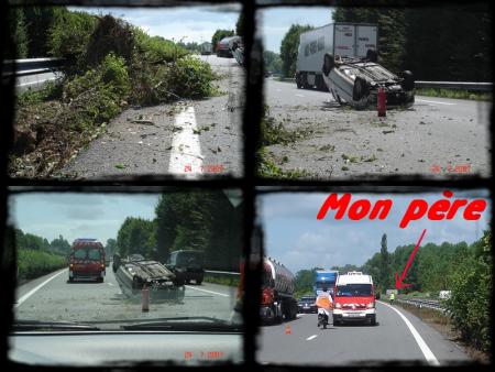 Accident vu de tr�s pres !!